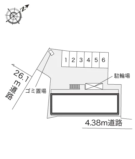 ★手数料０円★彦根市古沢町 月極駐車場